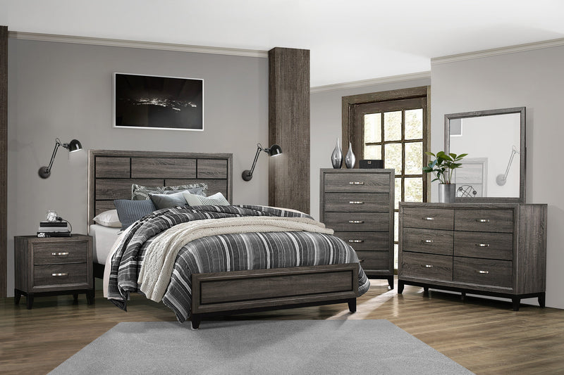 Davi Gray Panel Youth Bedroom Set