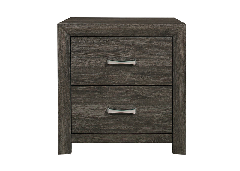 Edina Dark Gray Panel Youth Bedroom Set