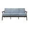 Carlson Blue Gray Sofa