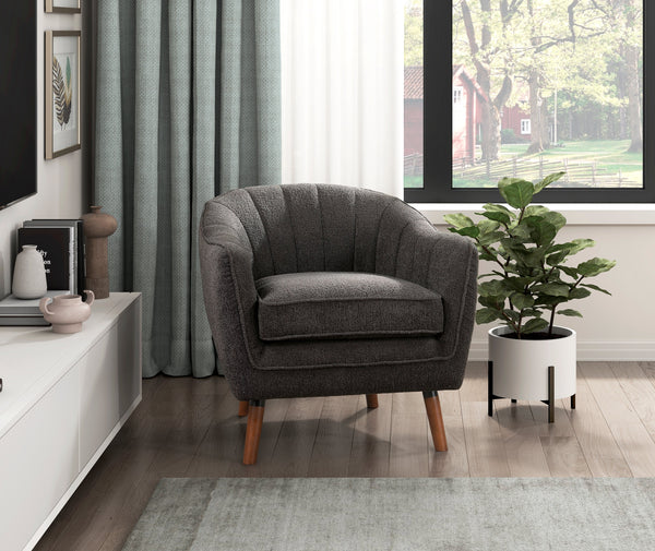 Cutler Charcoal Accent Chair