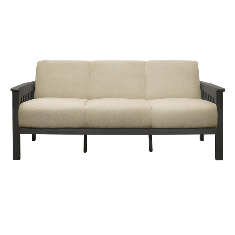 Lewiston Brown Sofa and Loveseat