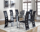 Echo Black/Gray Dining Chair, Set of 2