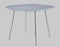 Tola Silver Glass-Top Round Dining Set