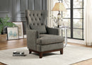 Adriano Brownish Gray Accent Chair