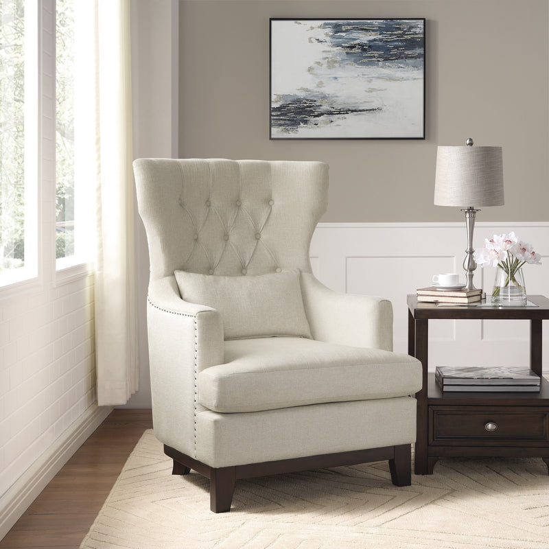 Adriano Beige Accent Chair