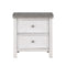 Ambrose Antique White/Gray Nightstand