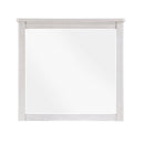 Ambrose Antique White/Gray Mirror