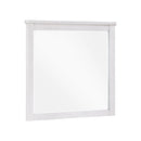 Ambrose Antique White/Gray Mirror