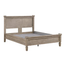 Marceline Gray Oak Queen Platform Bed