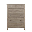 Marceline Gray Oak Chest