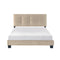 Bari Brown Full Platform Bed