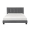 Bari Dark Gray Queen Platform Bed