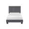 Bari Dark Gray Twin Platform Bed