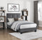 Bari Dark Gray Twin Platform Bed