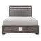 Luster Gray Upholstered Storage Platform Bedroom Set