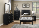 Seabright Black Youth Panel Bedroom Set