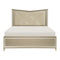 Bijou Champagne LED Upholstered Storage Platform Bedroom Set - Eve Furniture