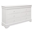 Lana White LED Upholstered Panel Youth Bedroom Set