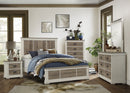 Arcadia White/Weathered Gray Dresser