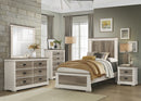 Arcadia White/Weathered Gray Dresser