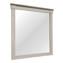 Arcadia White/Weathered Gray Mirror (Mirror Only)