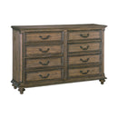 Rachelle Weathered Pecan Bedroom Set