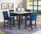 Lennon Royal Blue Counter Height Chair, Set of 2