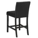 Lennon Black Counter Height Chair, Set of 2