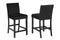 Lennon Black Counter Height Chair, Set of 2