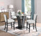 Camelia Dove Gray Round Counter Height Dining Set