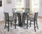 Camelia Gray Round Counter Height Table