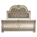 Cavalier Silver Sleigh Bedroom Set - Eve Furniture