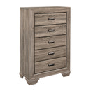 Beechnut Light Elm Panel Bedroom Set