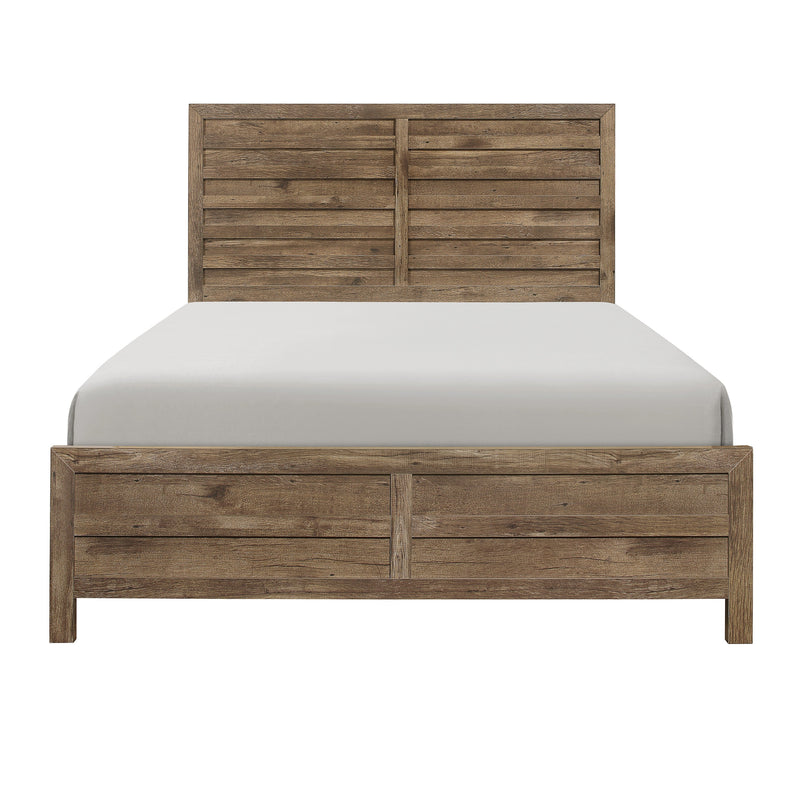 Mandan Weathered Pine Panel Bedroom Set