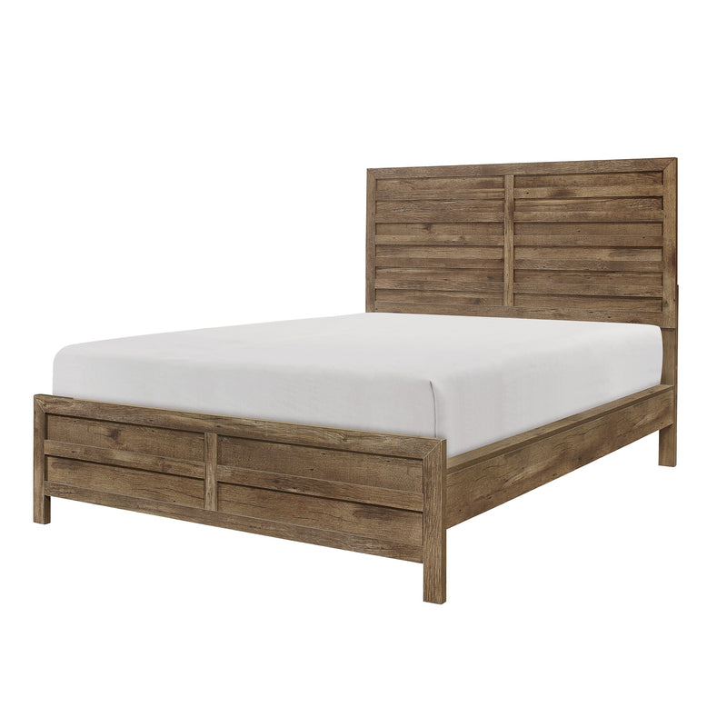 Mandan Weathered Pine Panel Bedroom Set