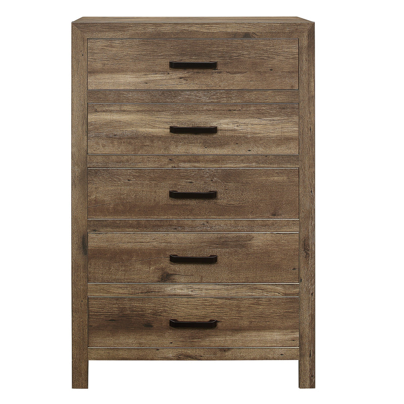 Mandan Weathered Pine Panel Youth Bedroom Set