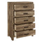 Mandan Weathered Pine Panel Bedroom Set