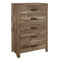 Mandan Weathered Pine Panel Bedroom Set