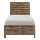 Mandan Weathered Pine Panel Youth Bedroom Set