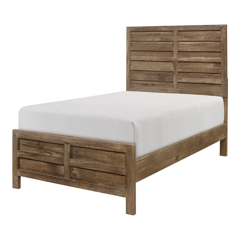 Mandan Weathered Pine Panel Youth Bedroom Set