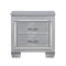 Allura Silver Nightstand