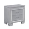 Allura Silver Nightstand