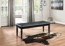 Allura Black Bedroom Bench