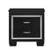 Allura Black LED Upholstered Panel Bedroom Set