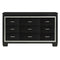 Allura Black LED Upholstered Panel Youth Bedroom Set