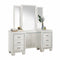 Allura White Vanity Dresser with Mirror