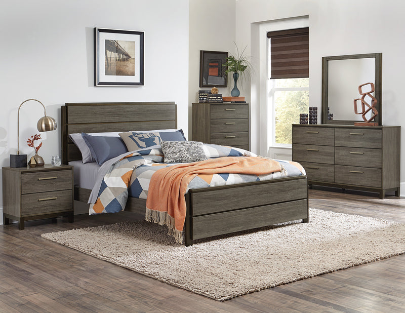 Vestavia Gray Panel Bedroom Set