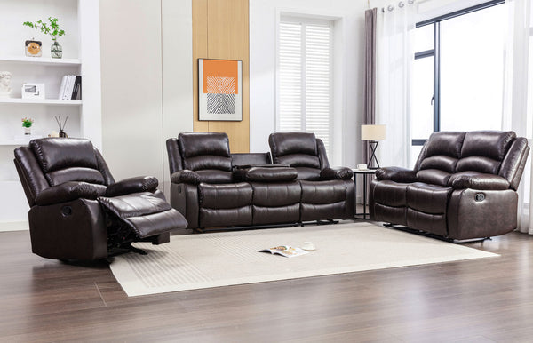 Dynamo2-ESPRESSO 3PC Reclining Living Room Set