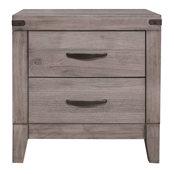 Woodrow Brownish Gray Nightstand