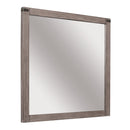 Woodrow Brownish Gray Mirror (Mirror Only)